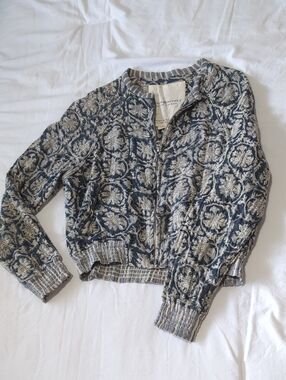Denim & Supply Ralph Lauren Cotton Floral Medallion Bomber